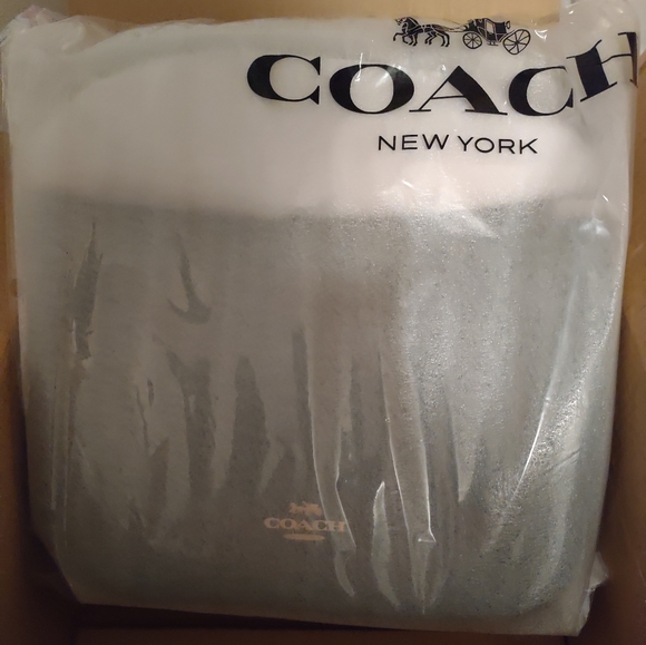 Coach Rori Shoulder Bag, Gold/Bright Jade - Picture 4 of 5